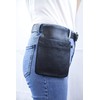 Waiter bag case LEAS, Genuine Leather, black - ''LEAS Special