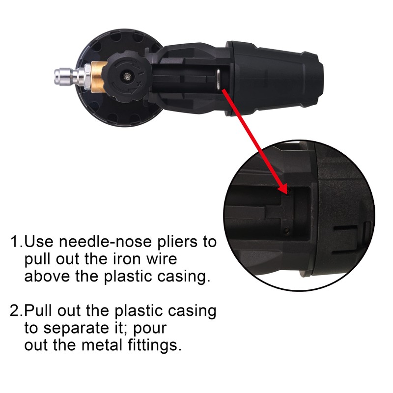 Tool Daily Foam Cannon, 1/4 Inch Quick Connect, Power Washer