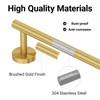 Brushed Gold Towel Bar, 30 Inch Towel Rack for Bathroom