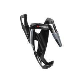 Elite Custom Race PLUS Bottle Cage (2020) Black Glossy/White 0140643 Black Bottle Cage
