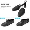 Ahberxig 10 Pairs Plastic Shoe Trees for Men (Black)