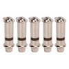 5Pcs Metal Emergency Survival Whistle Stainless Steel Outdoor Whistle for