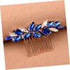 Beavorty 3pcs Wedding Crystal Hair Comb Decorative Comb Rhinestones Bridal