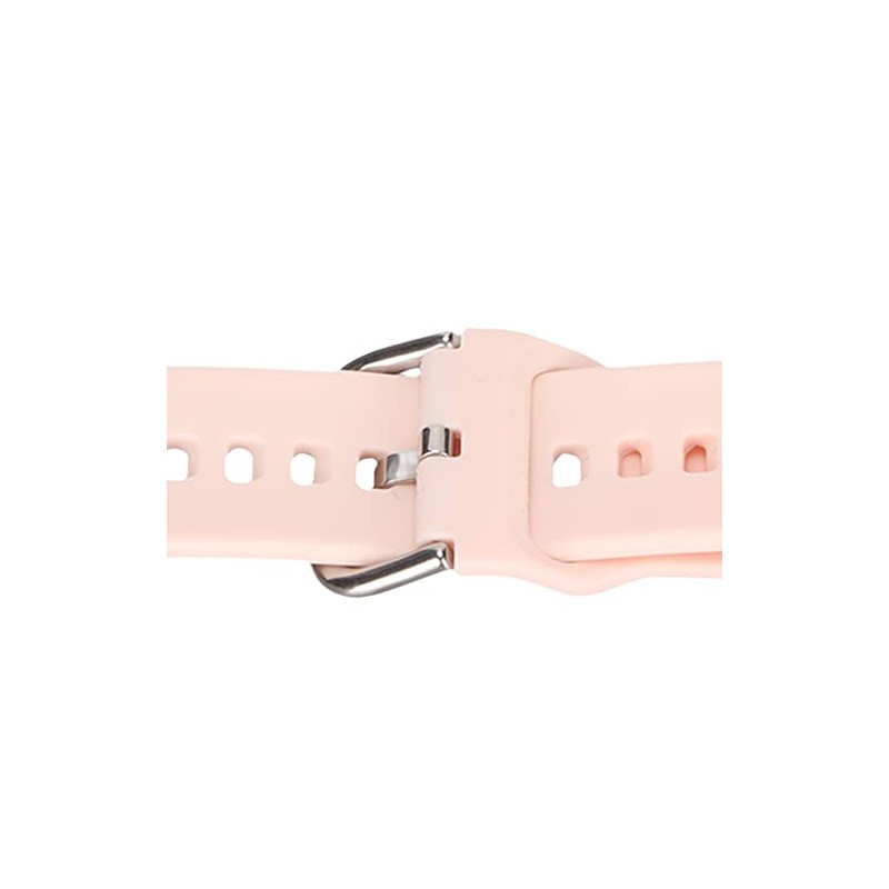 Correa de Reloj Inteligente Cuifati, Silicona Rosa, 20 mm, para
