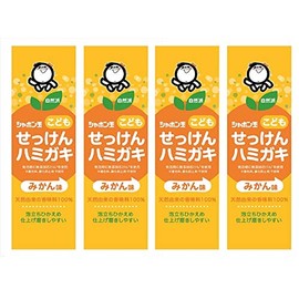 [Set of 4] Shabondama Children's Soap Toothpaste, 1.8 oz (50 g)