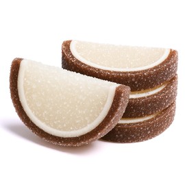 NY Spice Shop Fruit Slices Jelly Candy - 1 Pound Coconut Candied Fruit - Fruit Candy Slices - Bulk Gummy Candy Slices - Old Fashioned Candy For Sweet Lovers