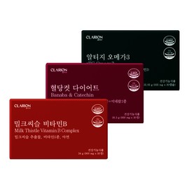 클라리온 야식러 안심템 3종 세트 (혈당컷 다이어트 + 밀크씨슬 + 오메가3) / 클라리온 야식러 안심템 3종 세트 (혈당컷 다이어트 + 밀크씨슬 + 오메가3)