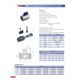 3/8" 316 Stainless Steel 1000PSI Reduced Port Mini Ball Valve - Uni-Body Female NPT to Female NPT Gas Or Water Cut Off Valve Inline