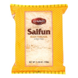 UD_Dynasty Saifun Bean Thread Noodles Case of 12 5.29 oz Gluten-Free Instant Dried Noodles in Bag
