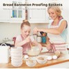 Mini Banneton Basket, Pack of 10 Proofing Basket, Banneton Bread