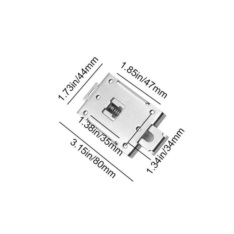 Rail Mounting Clip Practical DIN Rail Mounting Rack Sturdy Mounting