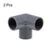 sourcing map 3-Way Elbow PVC Pipe Fitting Furniture Grade 25mm