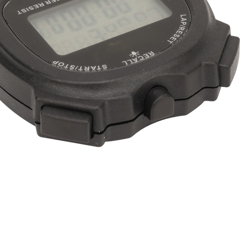 Digital Stopwatch 60 Lap Memory Split Sport Timer Waterproof with