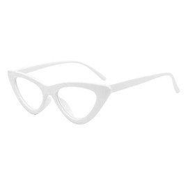 WEMOOTANTS Cat Eye Blue Light Blocking Reading Glasses Women Filter UV Computer Readers 0 1.0 1.5 2.0 2.5 3.0 3.5 (White,1.50)