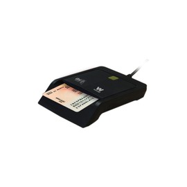 Woxter Electronic National Identity Card - Memory Card Reader, Black
