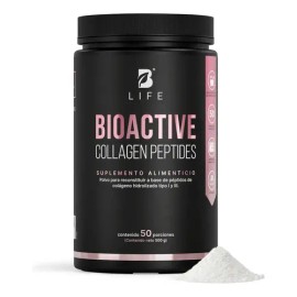 Péptidos De Colágeno Hidrolizado Tipo I Y Iii 500g B Life Sin Sabor