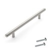 Dynasty Hardware P-1004-SN European 8-3/4" Bar Pull Satin Nickel EuropeanCollection