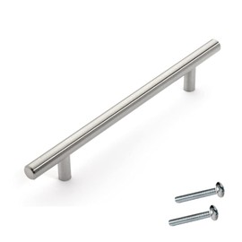 Dynasty Hardware P-1004-SN European 8-3/4" Bar Pull Satin Nickel EuropeanCollection