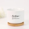 DecStic Hairdresser Definition Planter Ceramic Family Phrase Round Flower Pots
