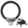 Captain Stag Y-7345 Bicycle Key Wire Lock, Zinc Alloy, PVC