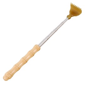 LINYUEARUI 1 Classic Portable Expandable Bamboo Scraper, Portable Expandable Bamboo Back Scraper, Suitable for Giving as a Thanksgiving, Birthday, or Christmas Gift to Adults.