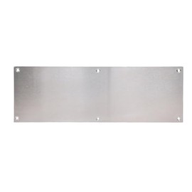 SKANDH Stainless Steel Door Kick Plate for Interior and Exterior Doors | Durable Scratch-Resistant Push Plate Long-Lasting Metal Protection for Home, Office and Public Spaces | Prevent Door Damage