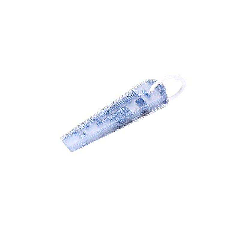 uxcell 18 in 1 Plastic Feeler Gauge 0.05-1.5mm Thickness Gap