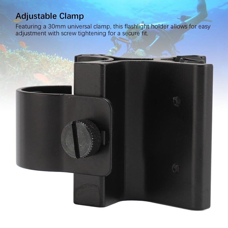 GOWENIC Universal 30 mm magnetic torch holder, non-slip handlebar mount