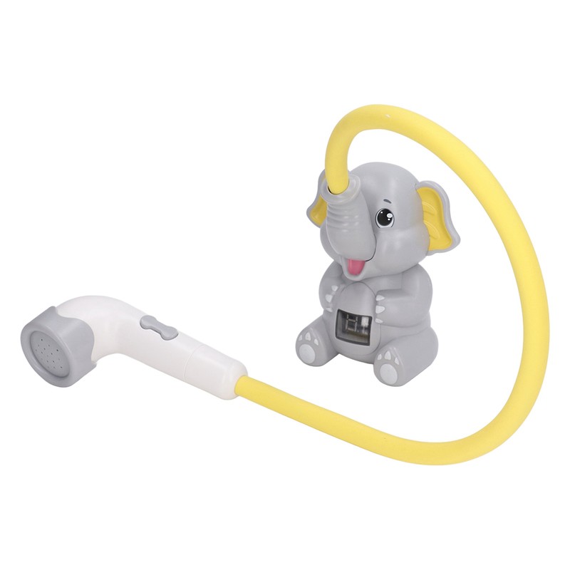 Baby Bath Shower Head with Thermometer Animal Shaped IPX7 Waterproof
