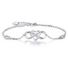 Billie Bijoux Women 925 Sterling Silver Infinity Bracelet Forever Love”