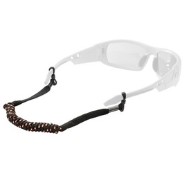 Ergodyne Skullerz 3280 Elastic Coil Eyewear Lanyard, Black