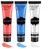 AOOWU Face Body Paint Cream, 3 Colours UV Make-Up Black