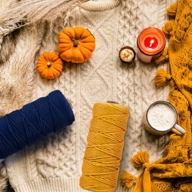 JeogYong Macrame Cord Thick Natural Cotton Cord Yarn Macrame Rope for Wall Hangings, Plant Hangers, DIY Crafts, Home Decorations, Gift Wrapping 3mm x 100m (Orange)