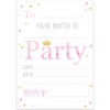 Princess Party Invitations Pink Girls Party Invites x10