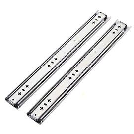 KRASTY Heavy Duty Drawer Slides,1Pair 30 Inch 250 Lb Full Extension Ball Bearing Side Mount Drawer Rails