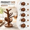7-Piece Tree Trivet Set with Storage Stand for Hot Dishes,
