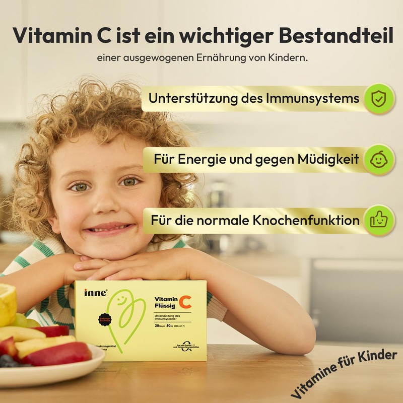 inne Vitamin C for Children, Liquid - 250 mg High