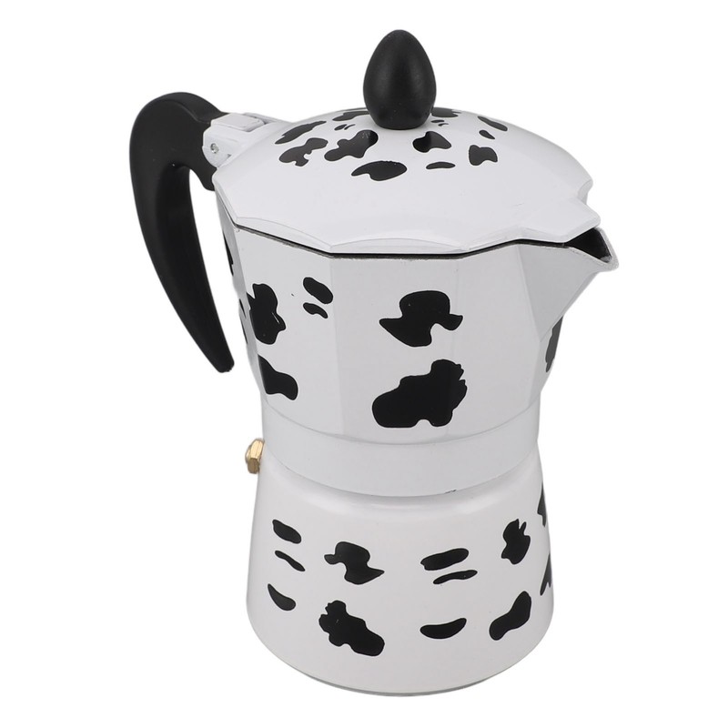 Milk Cow Color Moka Pot Aluminum Coffee Pot Coffee Maker