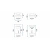 Rea Universal Click-Clack Gold Pop-Up Drain Fitting for Washbasins and