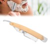 Men Straight Razor Portable Stainless Steel Manual Beard Shaver Trimmer