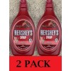 Hershey's 2x Hershey's Delicious STRAWBERRY Flavor Syrup 22 Oz Bottle