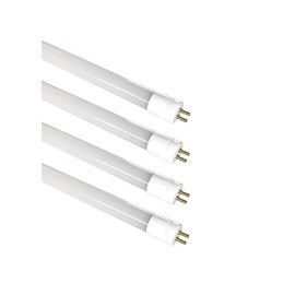 Fulight (4-Pack) Not-a-Plug-and-Play (Type B) & Rotatable LED F21T5 Tube Light- 34-Inch 10W (21W Equivalent), Warm White 3000K, Double-End Powered, Frosted Cover -110/120VAC