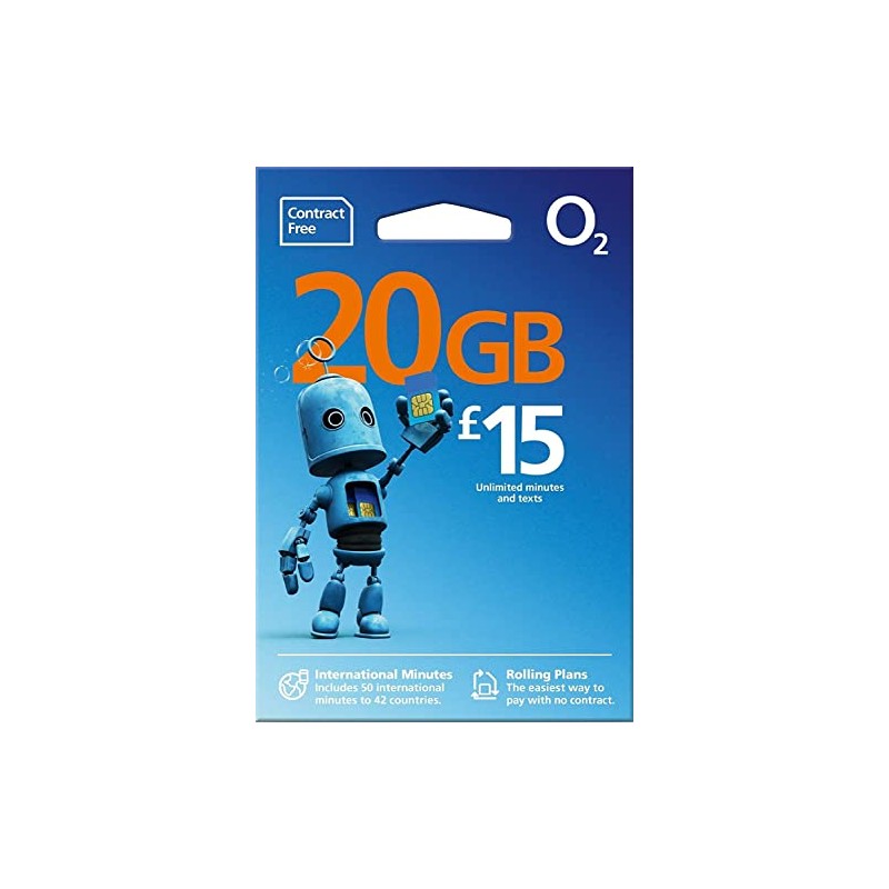 O2 International Pay As You Go / Payg Micro /