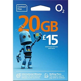 O2 International Pay As You Go / Payg Micro / Standard Sim Card