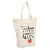 Sparkle and Bash Canvas Tote Bag for Teacher Appreciation Gifts,