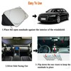 Car Windshield Sun Shade, Proxima Direct Sun Protector for Car