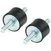 ciciment 4Pcs Anti-Vibration Rubber Mounts, Shock Absorber Silent Block, Double