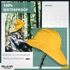 AWHA Souwester, Rain Hat Yellow/Unisex - Waterproof Cap with Wide