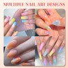DIY Gitter Pastel Chrome Nail Powder Kit – 9 Colors