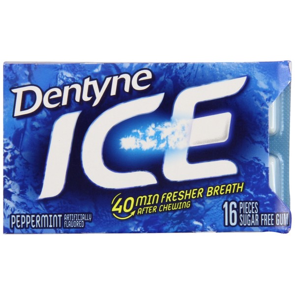Dentyne Ice Peppermint, 7.6-Ounce (Pack of 9)